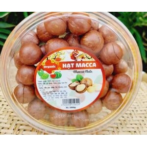 Hạt Macca hộp tròn 500g